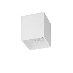 Aufbau-Downlight TURN-S, IP20, quadratisch, GU10 (exkl.),Aluminium, strukturweiß