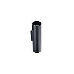 Wandstrahler TOMEK, Up/ Down, 2x GU10, Aluminium, strukturschwarz