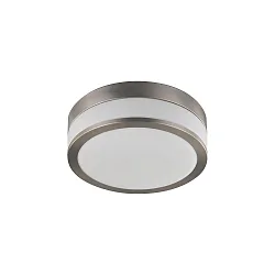 wall and ceiling luminaire EREVAN Ø 23CM 2 flames E27 IP44, nickel matt dimmable