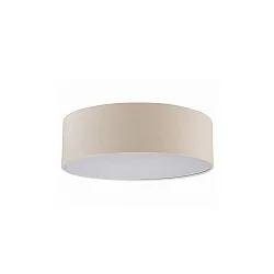 ceiling luminaire TIM Ø 40CM up / down, with diffuser E27 IP20, nickel matt dimmable