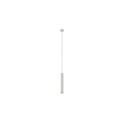 pendant luminaire TOMEK 350MM 1 flame, cylindrical, rigid GU10 IP20, white matt dimmable