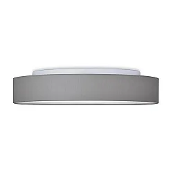Deckenleuchte 330, Direkt / Indirekt, Ø 33cm, 2 x E27 max. 60W, Schirm grau / Opalglas mundgeblasen, matt