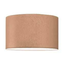 Deckenleuchte SOFT TUBE 280, Ø 28cm, 2 x E27 max. 60W, Schirm Chintz Haselnuss / Diffusor PC