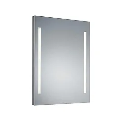 LED Lichtspiegel MIRROR, IP44, 2-seitig, teilmattiert, H/B 80/60cm, 2x18W 3000K 2x1788lm, CRi > 90