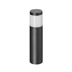 LED Pollerleuchte STICK 8W, 3000-4000K, 530lm, IP65, Höhe 40 cm, rund, schwarz