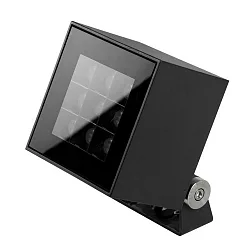Outdoor LED Bodenstrahler BLOKK, 36°, 22W, 3000K, 1600lm, IP65 IK07, schwenkbar, strukturgraphit