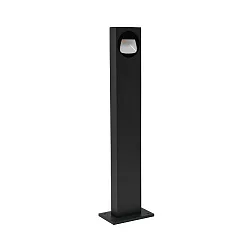 Outdoor LED Pollerleuchte QUADER, IP54, 230V AC, 13W 3000K 730lm, Strukturgraphit
