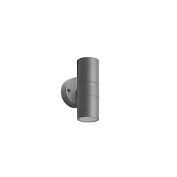 Außenwandleuchte LOMBOK, IP44, 230V AC, GU10 max. 8W, strukturgraphit