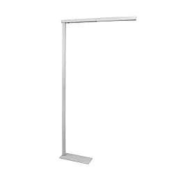 LED Stehleuchte PERIA, IP20, 50W, 4000K, 4498lm, schaltbar, silber