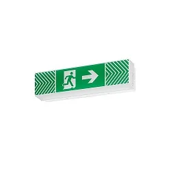 Rettungszeichenleuchte EKW 18 m, einseitig, weiß