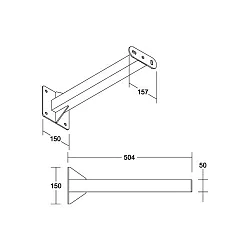 Zubehör für MATRIX MICRO - Masthalterung