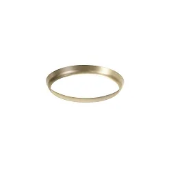 Deko-Ring für Outdoor LED Decken-/Wandleuchte MAKIRA - Ø 35cm, Recycling-PC, gold, strukturiert