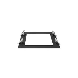 Reduzierring zu Einbaudownlight APOLLO MAXI, 27x27 cm, Stärke 0,15 cm, mit 3 Befestigungsfedern, schwarz
