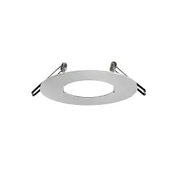 Zubehör für Decken-Einbauleuchten - Reduzierring, Ø 13cm / innen Ø 6.8cm, DA Ring Ø 11cm, Stahl, chrom glänzend