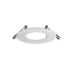 Zubehör für Decken-Einbauleuchten - Reduzierring, Ø 13cm / innen Ø 6.8cm, DA Ring Ø 11cm, Stahl, chrom matt