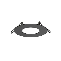 Zubehör für Decken-Einbauleuchten - Reduzierring, Ø 13cm / innen Ø 6.8cm, DA Ring Ø 11cm, Stahl, schwarz