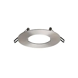 Zubehör für Decken-Einbauleuchten - Reduzierring, Ø 13cm / innen Ø 6.8cm, DA Ring Ø 11cm, Stahl, edelstahl