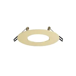 Zubehör für Decken-Einbauleuchten - Reduzierring, Ø 14.5cm / innen Ø 6.8cm, DA Ring Ø 13cm, Stahl, gold