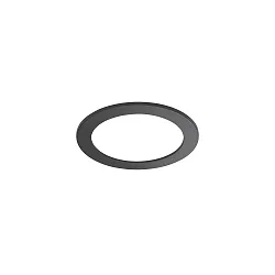 Zubehör für LED Einbau-Downlight MUNA MEGA - Abdeckring / Vorsatz-Element, rund, schwarz matt