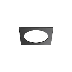 Zubehör für LED Einbau-Downlight MUNA MEGA - Abdeckring / Vorsatz-Element, eckig, schwarz matt