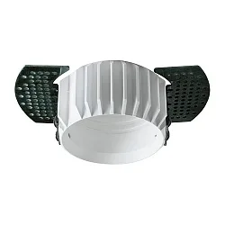 Einputzring rund zu COUPLED Leuchte (BRUM-12630 /-31 /-32 /-33 /-34 /-35), weiß