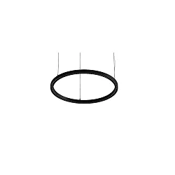 LED Pendelleuchte DEVON, Ringform, Ø 80cm, CRi >90, UGR <19, Casambi dimmbar, 40W 4000K, strukturweiß