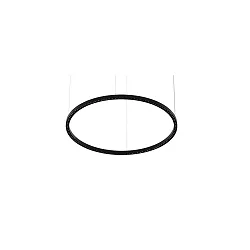 LED Pendelleuchte DEVON, Ringform, Ø 120cm, CRi >90, UGR <19, DALI-2 dimmbar, 54W 4000K, strukturweiß