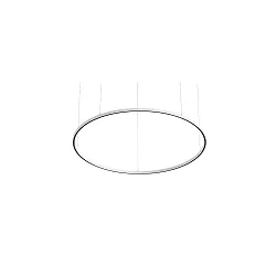 LED Pendelleuchte DEVON, Ringform, Ø 180cm, CRi >90, UGR <19, DALI-2 dimmbar, 81W 4000K, strukturweiß