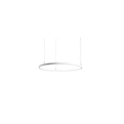 LED Pendelleuchte ANDROS IN, Ringform, Ø 80cm, CRi >90, UGR <22, DALI-2 dimmbar, 60W 4000K, strukturschwarz