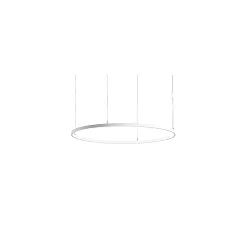 LED Pendelleuchte ANDROS IN, Ringform, Ø 120cm, CRi >90, UGR <22, DALI-2 dimmbar, 90W 4000K, strukturschwarz