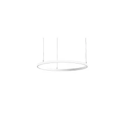 LED Pendelleuchte ANDROS OUT, Ringform, Ø 80cm, CRi >90, UGR <22, Casambi dimmbar, 60W 4000K, strukturschwarz
