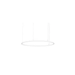 LED Pendelleuchte ANDROS IN/OUT, Ringform, Ø 120cm, CRi >90, UGR <22, Matter dimmbar, 90W 4000K, strukturschwarz