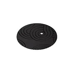 acoustical element SILENTIUM (STRUCTURE) 59.5CM round, asymmetrical, black