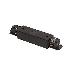 Mitteleinspeisung für 3-Phasen-Stromschienen, Schwarz