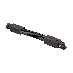 Flexibler Schienenverbinder für 3-Phasen-Stromschienen, 30cm, Schwarz