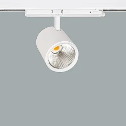LED Schienenstrahler 230V AC, 50 Hz, rund, CRI > 90, 31W, 30°, 3000K, 3898lm, silber