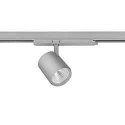 LED Schienenstrahler RETAIL ONE 230V AC, 50 Hz, rund, CRI > 90, 31W, 40°, 3500K, 3861lm, silber