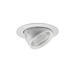 recessed luminaire ARTEMIS MINI round, rotatable, switchable LED IP20, silver  27W 3584lm 4000K CRI 90-100
