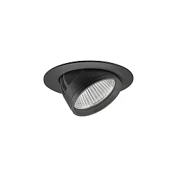 LED Einbaurichtstrahler ARTEMIS MIDI, 20°, 31,5W, 3500K, 3815lm, IP20, 230V AC, 50 Hz, CRI > 90, rund, schwarz
