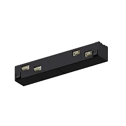 Linear-Verbinder zu 48V-Stromschiene PEPA, HOCH + FLACH, elektrisch, schwarz