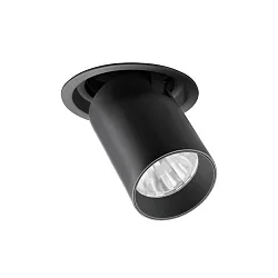LED Einbaustrahler TRAXX MIDI 230V AC, 50 Hz, rund, CRI > 90, 19,5 W, 50°, 3000K, 2586lm, schwarz