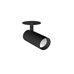 LED Halbeinbaustrahler TRAXX MICRO, 30°, 11W, 1385lm, IP20, 230V AC, 50 Hz, CRI > 90, DALI dimmbar, rund, 3000K, schwarz