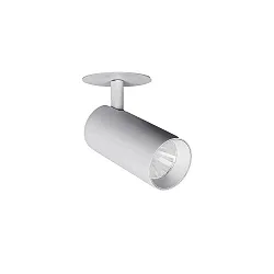 LED Halbeinbaustrahler TRAXX MINI, 40°, 14,5W, 1733lm, IP20, 230V AC, 50 Hz, CRI > 90, DALI dimmbar, rund, 3000K, silber