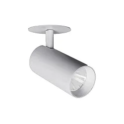 LED Halbeinbau-Richtstrahler TRAXX MIDI, 230V AC, 50 Hz, 23W, 25°, 4000K, 2996lm, CRI > 90, rund, silber