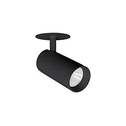 LED Halbeinbaustrahler TRAXX MIDI, 30°, 21W, 2525lm, IP20, 210V AC, 50 Hz, CRI > 90, DALI dimmbar, rund, 3500K, schwarz