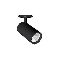 LED Halbeinbaustrahler TRAXX MAXI, 30°, 24W, 2858lm, IP20, 230V AC, 50 Hz, CRI > 90, DALI dimmbar, rund, 4000K, schwarz