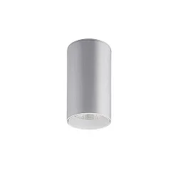 LED Anbauleuchte TRAXX MAXI, 30°, 28W, 3544lm, IP20, 230V AC, 50 Hz, CRI > 90, DALI dimmbar, rund, 3500K, silber