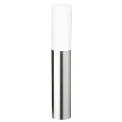 Outdoor Stehleuchte AQUA PAULO, IP44, zylindrisch, 60cm, E27, Edelstahl / Opalglas, anthrazit
