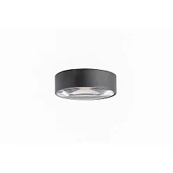 Outdoor LED Downlight, IP65, Down, mit Linsenoptik, 6W 3000K 650lm 95°, anthrazit