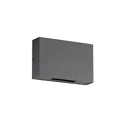 Outdoor LED Wandleuchte, IP65, Up&Down, Winkel separat einstellbar, 18W 3000K 910lm, anthrazit